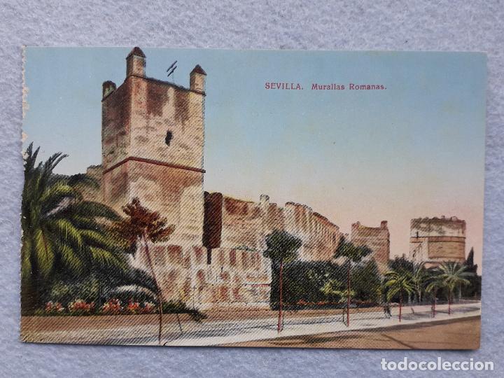 Postales: Sevilla. Murallas Romanas. - Foto 1