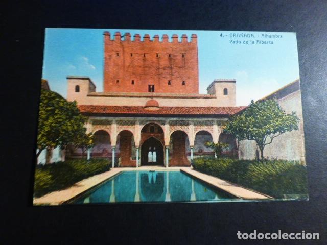 Postales: GRANADA ALHAMBRA PATIO DE LA ALBERCA - Foto 1