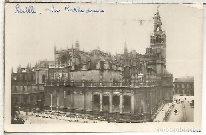 Postales: SEVILLA CATEDRAL ESCRITA - Foto 1