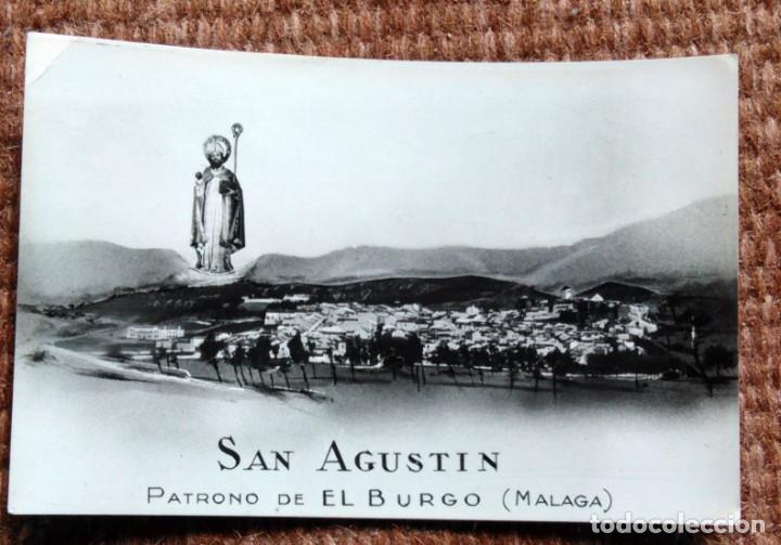 Postales: SAN AGUSTIN - PATRONO DE EL BURGO - MALAGA