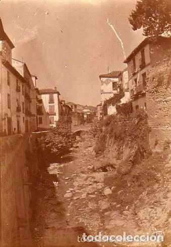 Postales: Fotograf&iacute;a 8,50 x 6 cm Granada. Carrera del Darro.