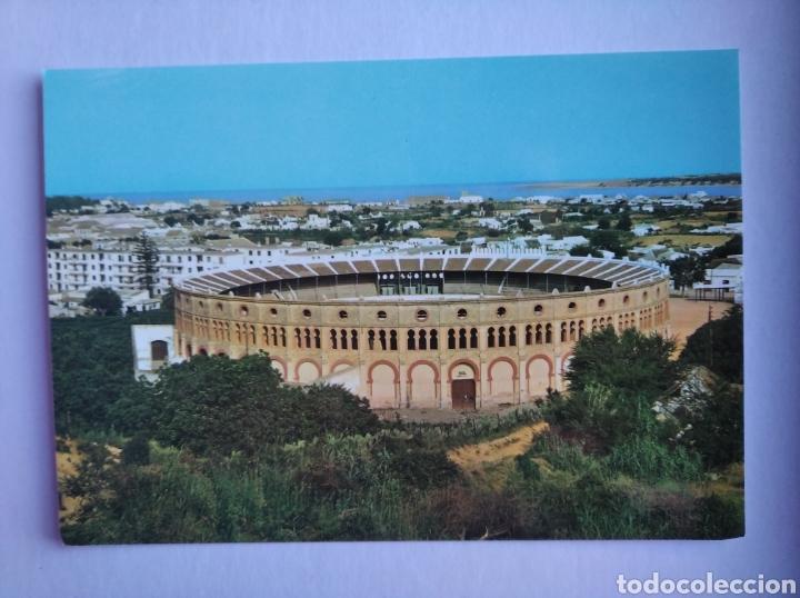 Postcards: Postal 2005 sanlucar de barrameda plaza de toros y vista parcial ed arribas