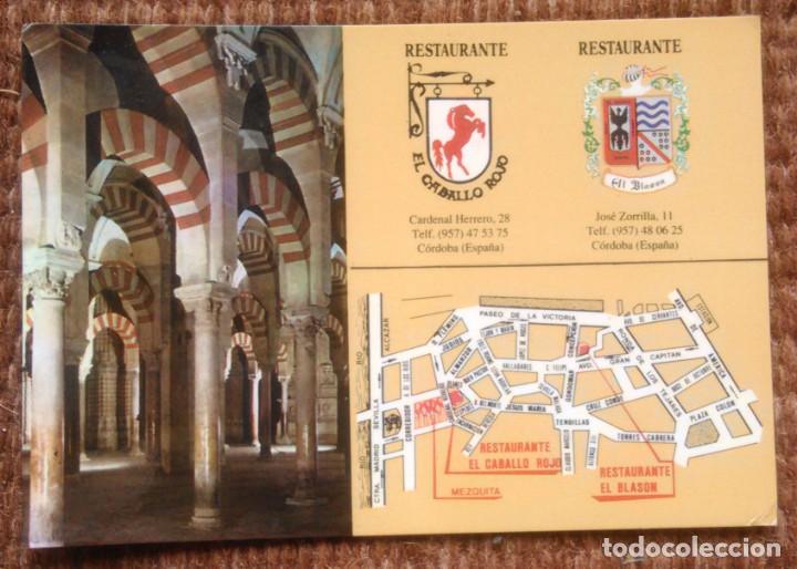 Postales: RESTAURANTE CABALLO ROJO Y RESTAURANTE EL BLASON - CORDOBA