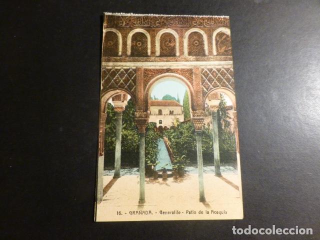 Postales: GRANADA GENERALIFE PATIO DE LA ACEQUIA - Foto 1