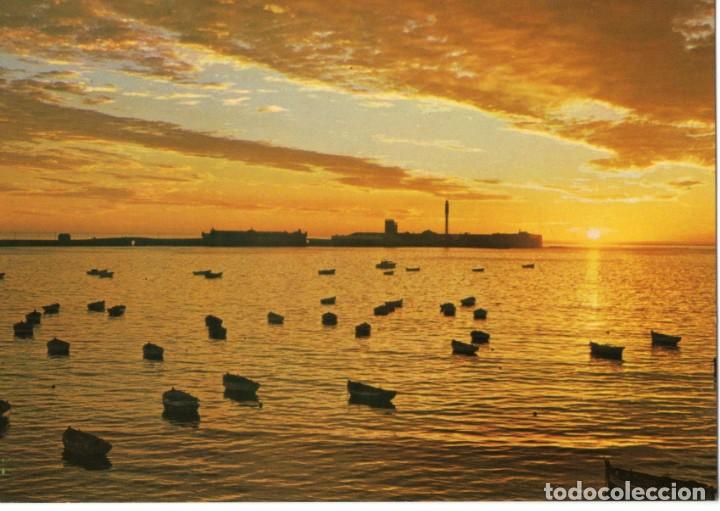 Postales: Cadiz Puesta de Sol