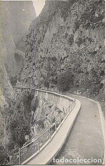 Postales: X123362 ANDALUCIA MALAGA VALLE DE GUADALHORCE MUNICIPIO ALORA EL CHORRO CANAL DE LA HIDROELECTRICA Y