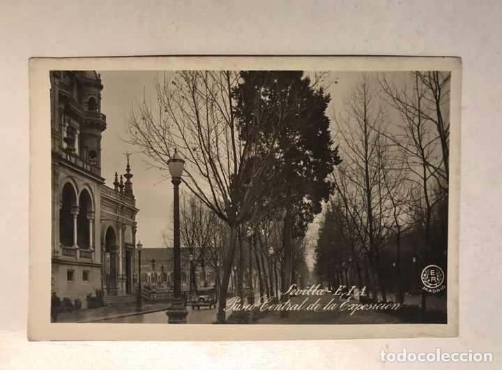 Postales: SEVILLA. Postal Heliotopia , E.I.A. Paseo Central de la Exposici&oacute;n. Ediciones E.R. Madrid - Foto 1