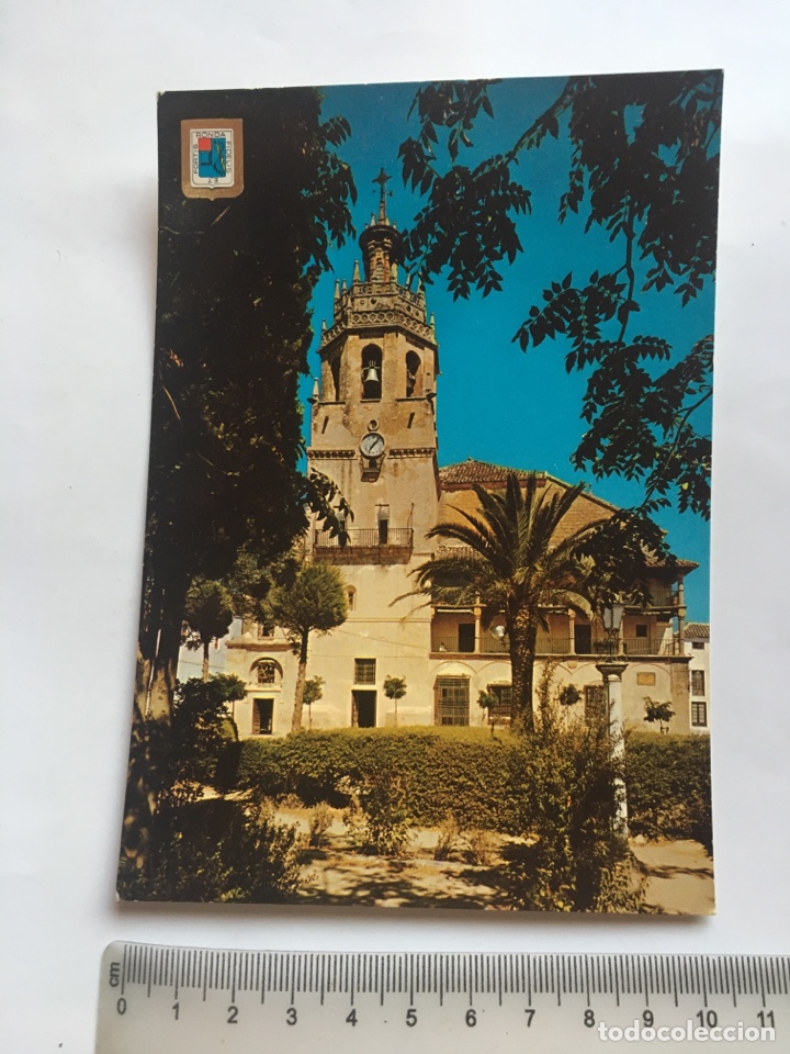 Postales: POSTAL. RONDA. IGLESIA DE SANTA MAR&Iacute;A LA MAYOR. EDICIONES FISA.