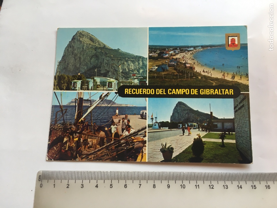 Postales: POSTAL. CAMPO DE GIBRALTAR. DIVERSOS ASPECTOS Y PE&Ntilde;&Oacute;N. SUBIRATS CASANOVA.