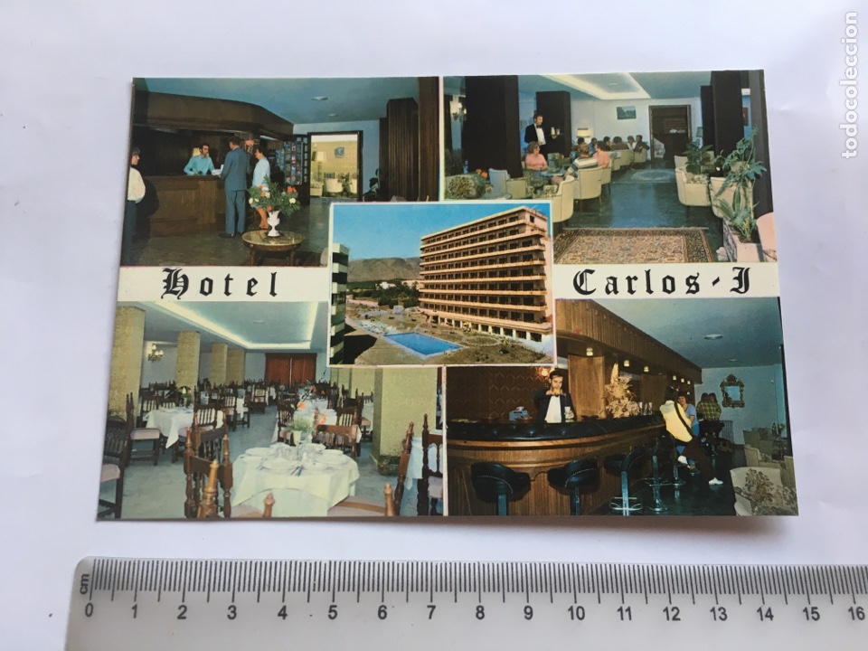 Postales: POSTAL. TORREMOLINOS. COSTA DEL SOL. HOTEL CARLOS I. DELTA.
