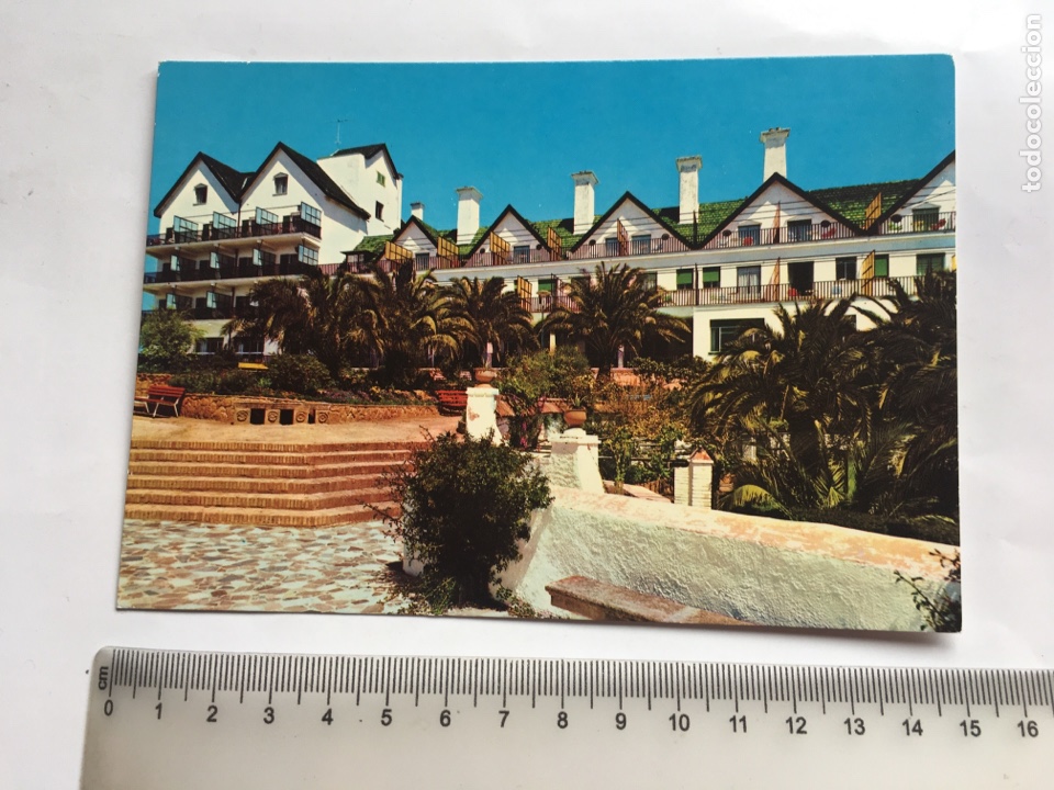 Postcards: POSTAL. RONDA. MALAGA. HOTEL REINA VICTORIA. EMSA.