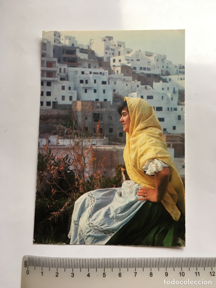 Postales: POSTAL. MOJACAR. ALMER&Iacute;A. MOJAQUERA TRAJE T&Iacute;PICO. EDICIONES TOMAS.