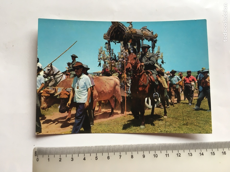 Postales: POSTAL. ANDALUCIA. ROMER&Iacute;A DEL ROCIO. CAMPA&Ntilde;A Y PUIG FERRAN.