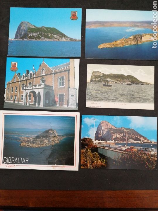 Postales: GIBRALTAR, LOTE DE 6 POSTALES - Foto 1