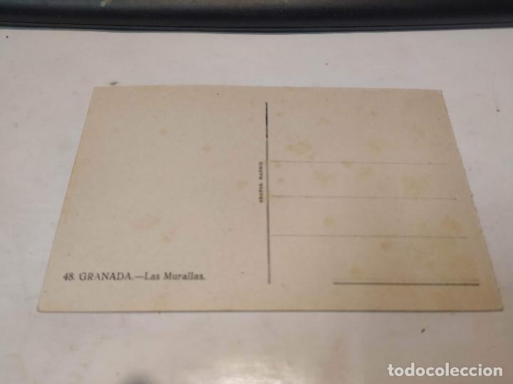 Postales: GRANADA - POSTAL GRANADA - LAS MURALLAS - Foto 2
