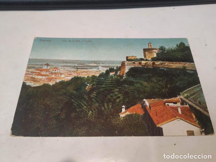 Postales: GRANADA - POSTAL GRANADA - TORRE DE LA VELA Y CIUDAD - Foto 1