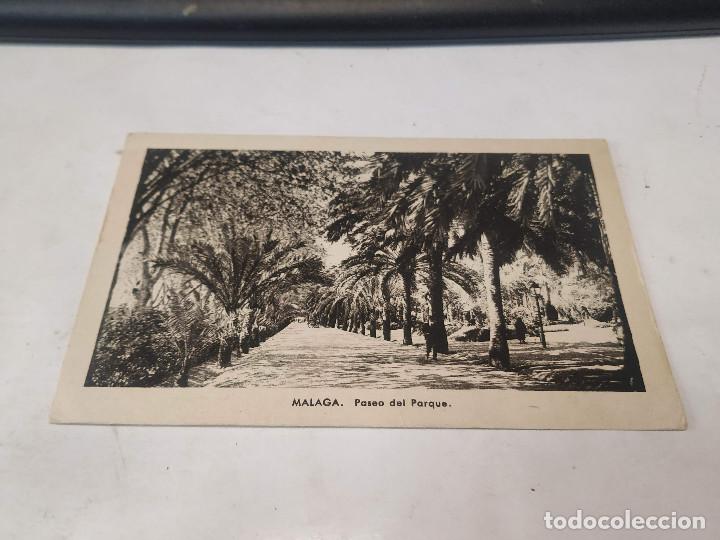 Postales: M&Aacute;LAGA - POSTAL M&Aacute;LAGA - PASEO DEL PARQUE - Foto 1