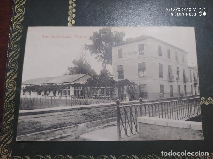 Postales: ANTIGUA POSTAL HOTEL HERNAN CORTES MALAGA FACHADA