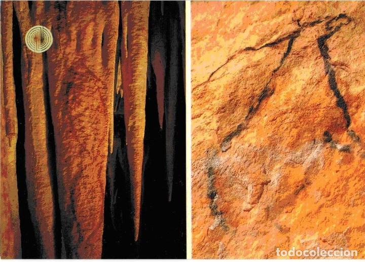 Postales: POSTAL CUEVA DE NERJA 8 - PINTURAS RUPESTRES EN LAS GALERIAS ALTAS