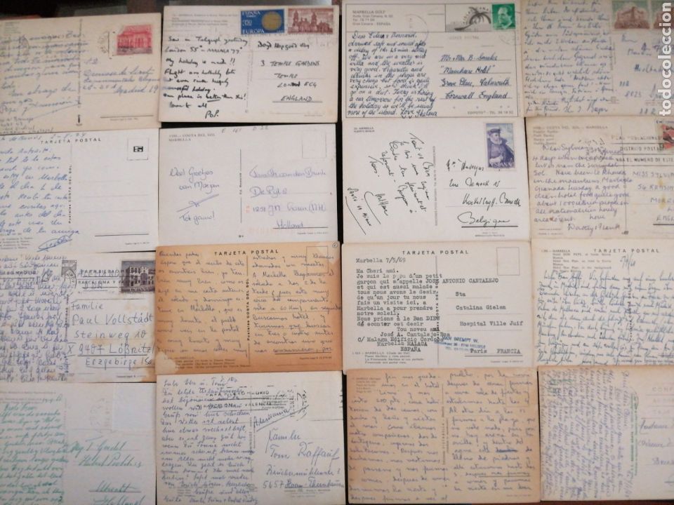 Postales: MARBELLA, MALAGA. LOTE DE 34 POSTALES - Foto 2
