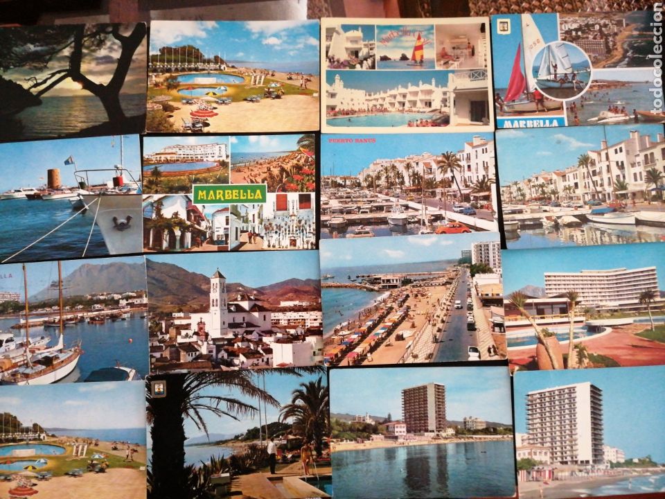 Postales: MARBELLA, MALAGA. LOTE DE 34 POSTALES - Foto 1