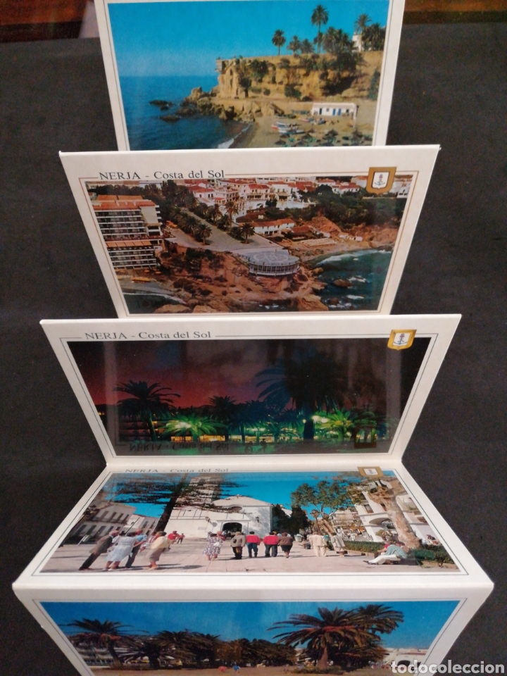 Postales: NERJA, M&Aacute;LAGA. LIBRO DE POSTALES - Foto 3