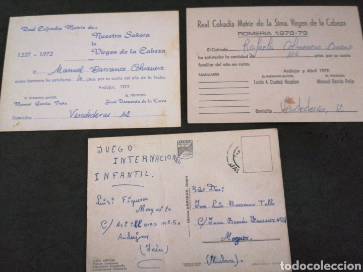 Postales: ANDUJAR, JA&Eacute;N. LOTE DE E POSTALES - Foto 2