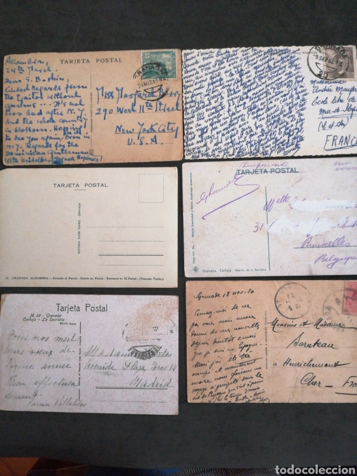 Postales: GRANADA, LOTE DE 6 POSTALES - Foto 2