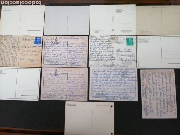Postales: M&Aacute;LAGA, LOTE DE 13 POSTALES - Foto 2