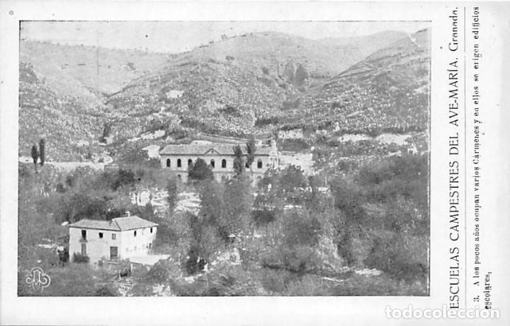 Postales: GRANADA.-ESCUELAS CAMPESTRES DEL AVE MARIA- A LOS POCOS A&Ntilde;OS YA OCUPAN VARIOS C&Aacute;RMENES.
