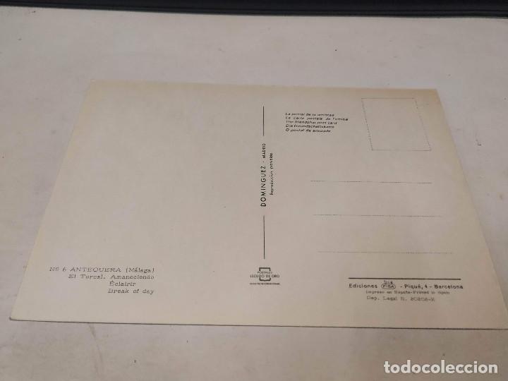 Postales: M&Aacute;LAGA - POSTAL ANTEQUERA - EL TORCAL - AMANECIENDO - Foto 2