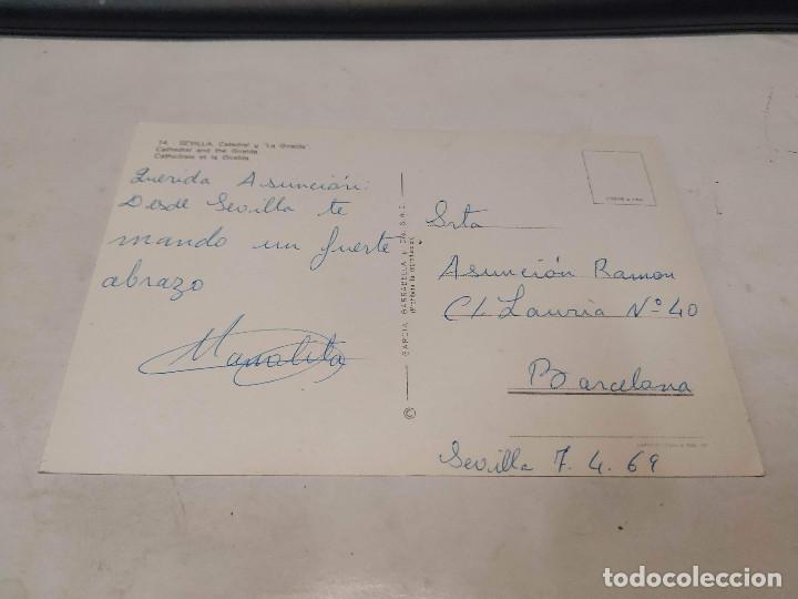 Postales: SEVILLA - POSTAL SEVILLA - CATEDRAL Y LA GIRALDA - Foto 2