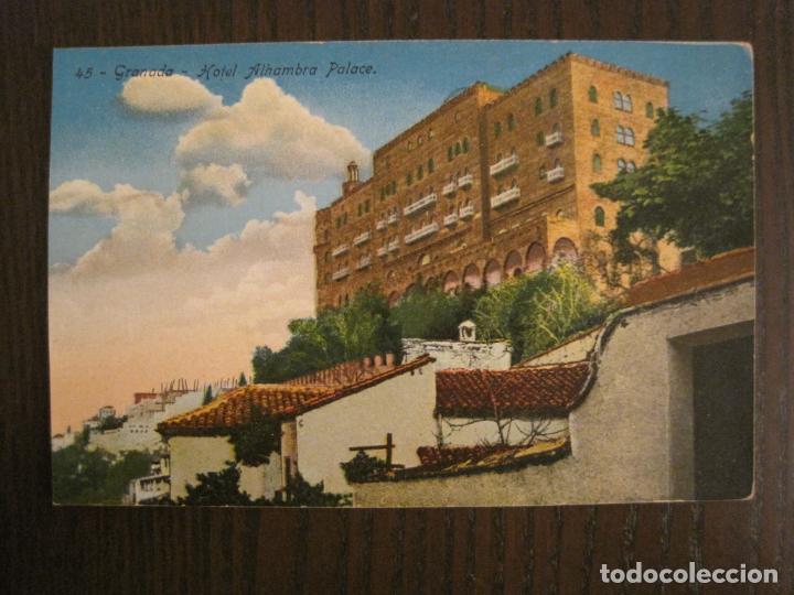 Postales: GRANADA-HOTEL ALHAMBRA PALACE-CASA REYES-45-POSTAL ANTIGUA-(68.944)