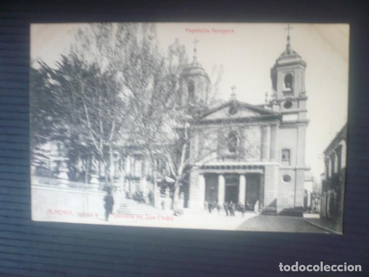 Postales: Almer&iacute;a-Iglesia y Glorieta de San Pedro-Papeler&iacute;a Sempere.
