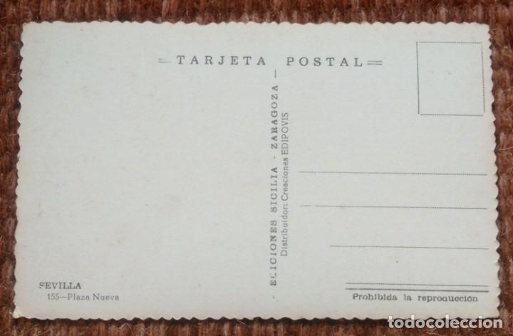 Postales: SEVILLA - PLAZA NUEVA - Foto 2