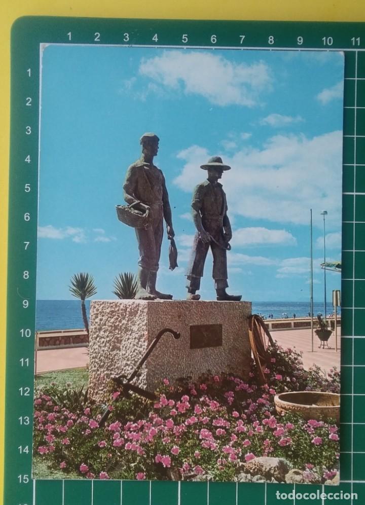 Postales: POSTAL SIN USO - ESTEPONA - MALAGA - MONUMENTO AL TRABAJO