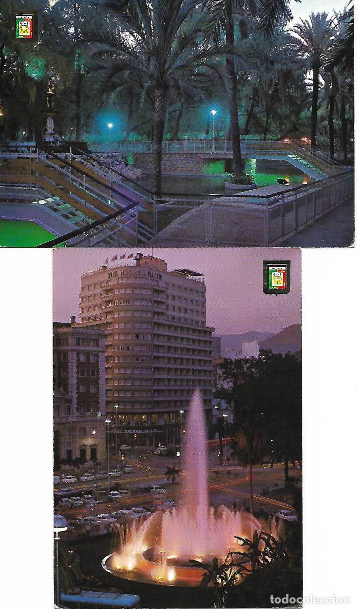 Postales: M&Aacute;LAGA - CUATRO POSTALES - Foto 2