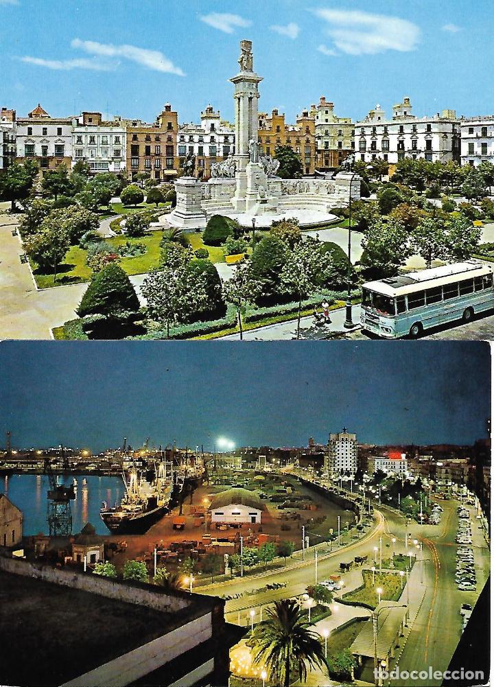 Postales: C&Aacute;DIZ - DOS POSTALES - Foto 1