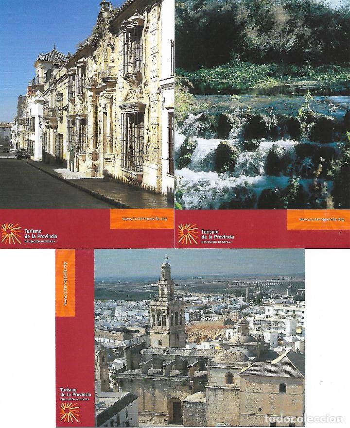 Postales: TURISMO DE LA PROVINCIA - DIPUTACI&Oacute;N DE SEVILLA (3 POSTALES)