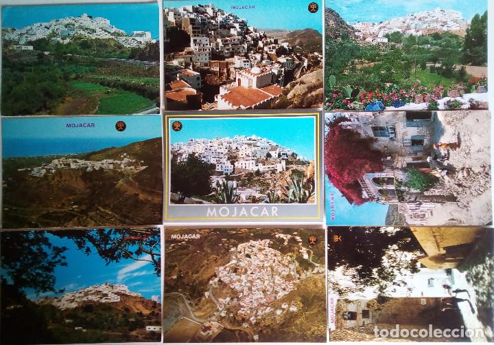 Postales: Lote 9 postales Mojacar (Almeria) - Nuevas y usadas, con y sin timbre, buena condicion