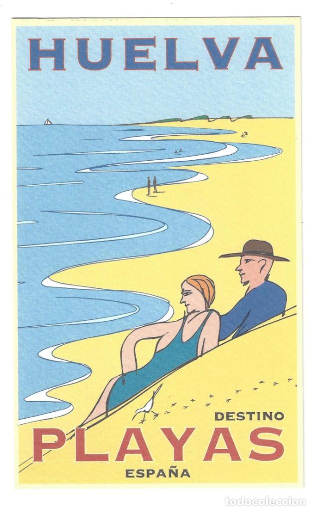 Postales: HUELVA.- DESTINO PLAYAS. ESPA&Ntilde;A. PATRONATO TURISMO- SIN CIRCULAR (2000)