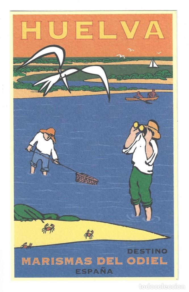 Postales: HUELVA.- DESTINO MARISMAS DEL ODIEL. ESPA&Ntilde;A. PATRONATO TURISMO- SIN CIRCULAR (2000)