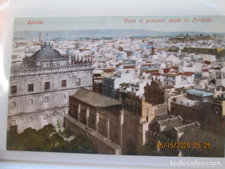 Postcards: ANTIGUA POSTAL SEVILLA - VISTA AL PONIENTE DESDE LA GIRALDA - DIARIO DE SEVILLA N&ordm; 22.