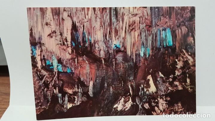 Postales: ANTIGUA POSTAL DE MALAGA. CUEVA DE NERJA 1963 SALA DEL CATACLISMO