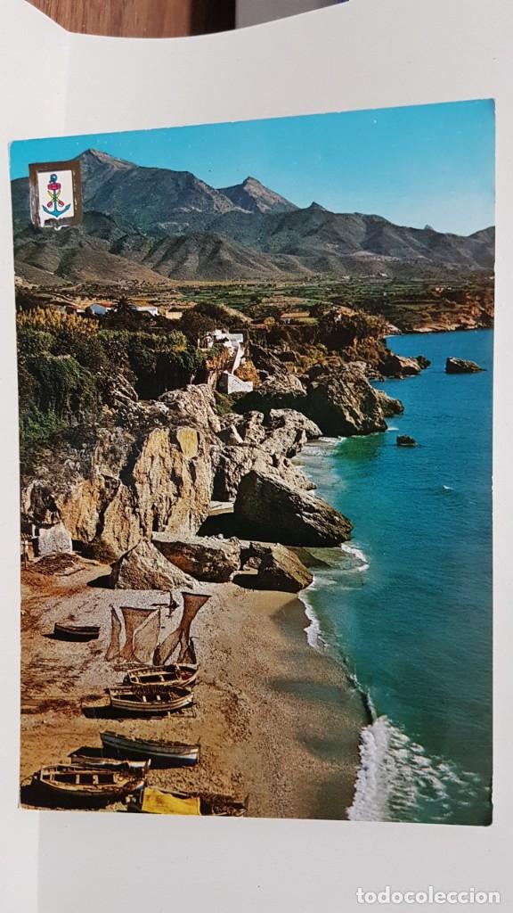 Postales: ANTIGUA POSTAL DE MALAGA. PLAYA DE CLAHONDA 1962