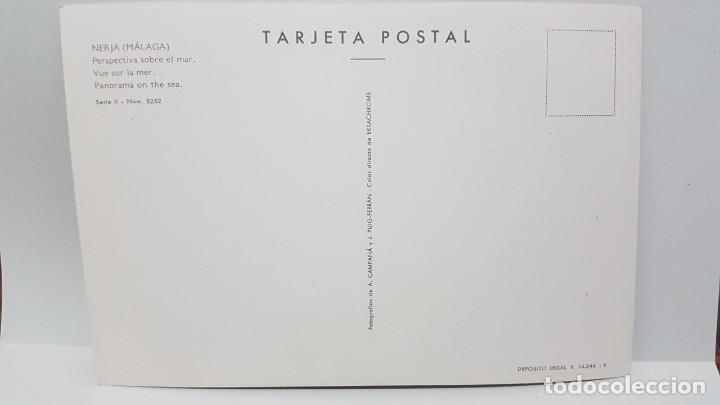 Postales: ANTIGUA POSTAL DE MALAGA. NERJA - Foto 2
