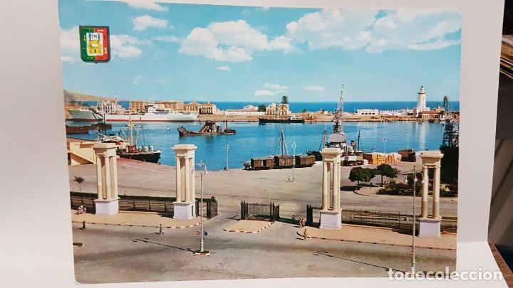Postales: ANTIGUA POSTAL DE MALAGA. ENTRADA AL PUERTO