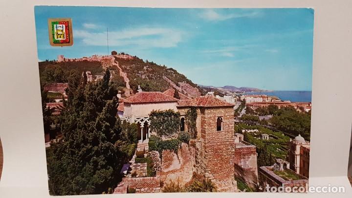 Postales: ANTIGUA POSTAL DE MALAGA. ALCAZABA, PLAZA DE ARMAS. 1963
