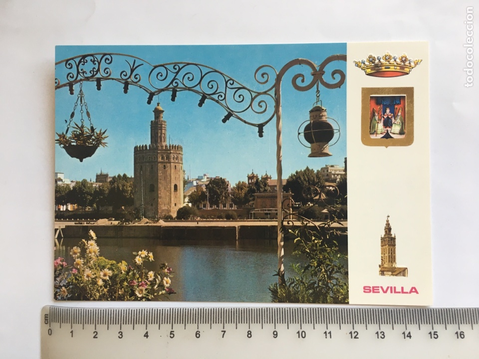 Postales: POSTAL. SEVILLA. TORRE DEL ORO Y R&Iacute;O GUADALQUIVIR. EDICIONES FISA.