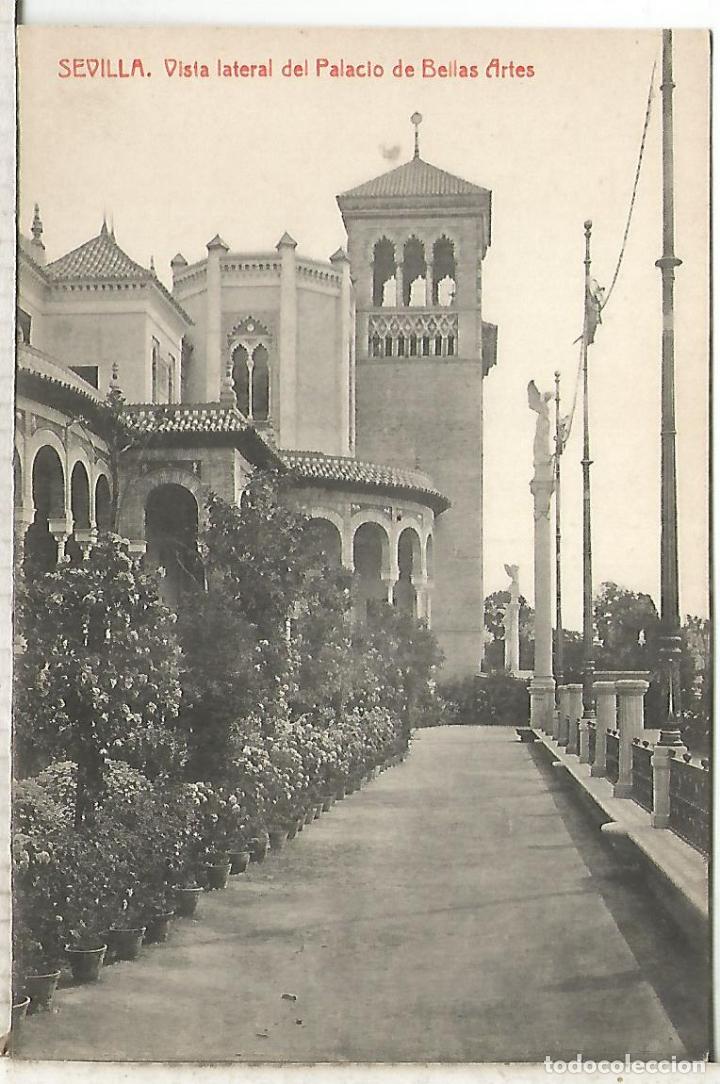 Postales: SEVILLA PALACIO DE BELLAS ARTES SIN SCRIBIR - Foto 1